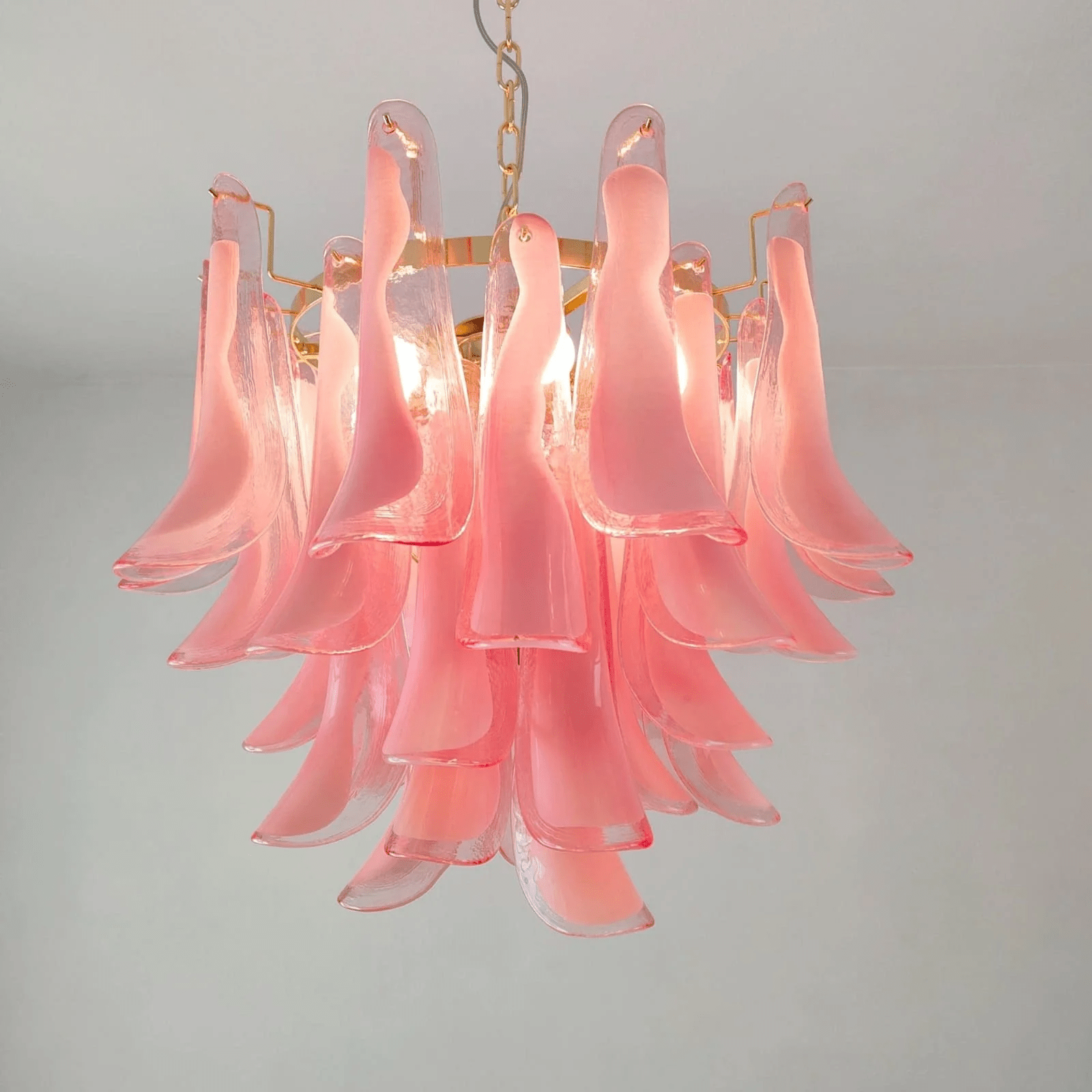Aurora Lustre Murano Verre Étagé Italien