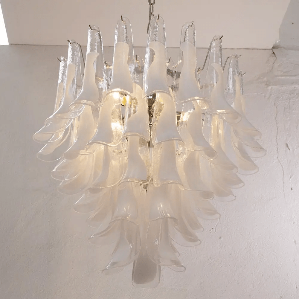 Aurora Lustre Murano Verre Étagé Italien