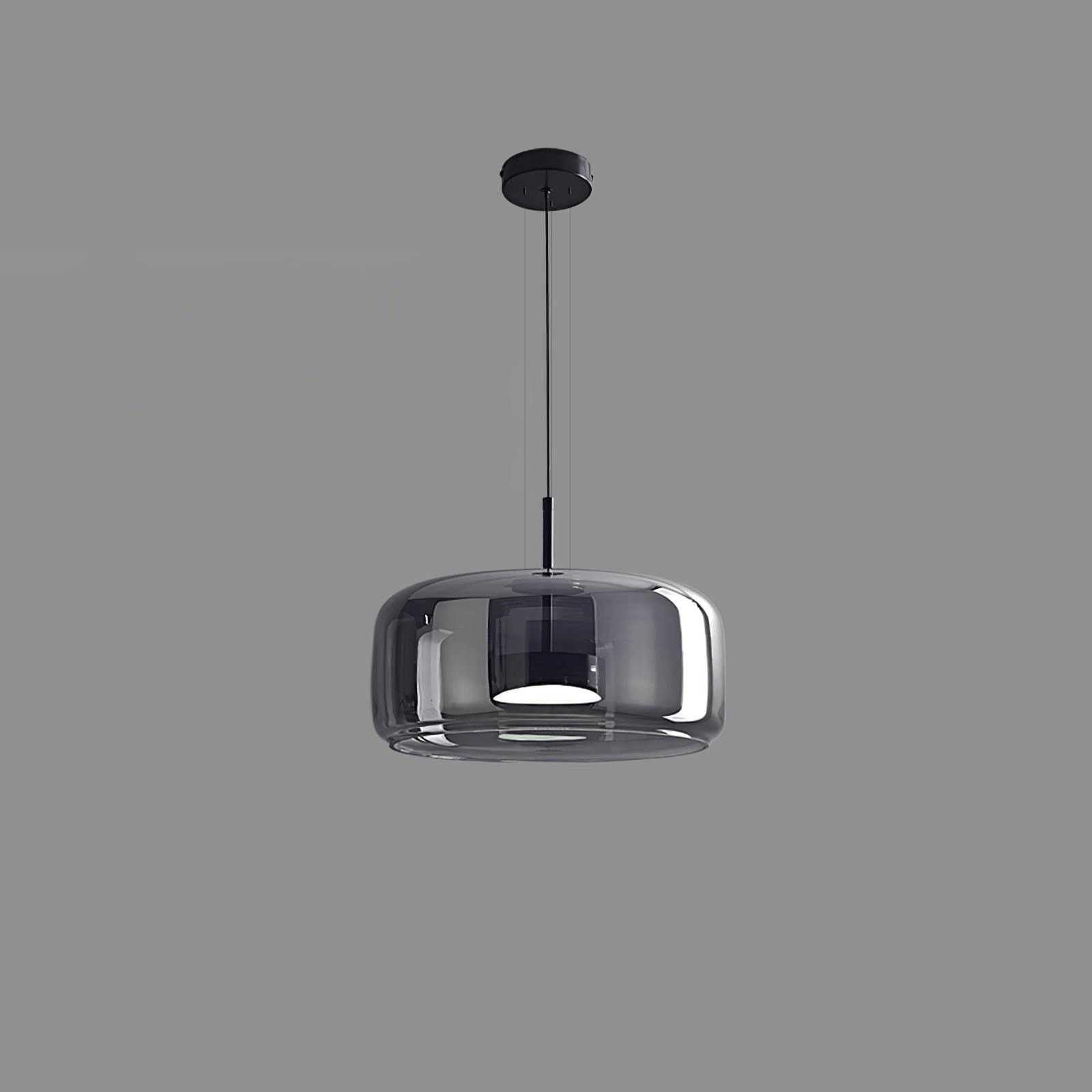 Obsidian Suspension en Verre Moderne