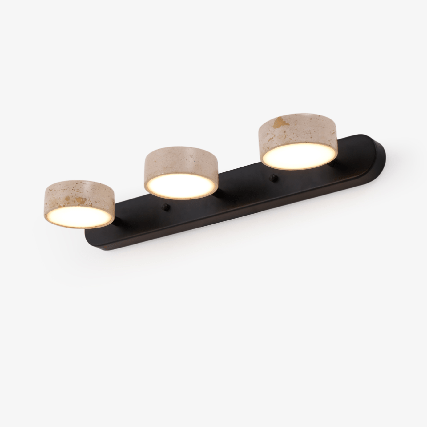 Orshaa Linéaire Travertin Vanité Lumière