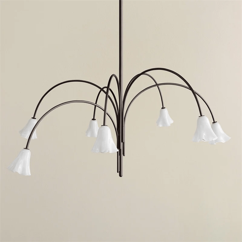Aurora Lustre Floraison Pétale Verre Bras