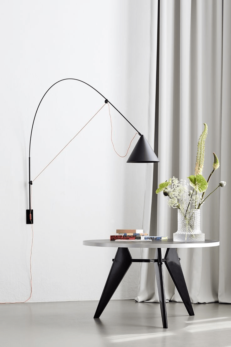 Lustra Wall Lamp Arc Cone Minimalist