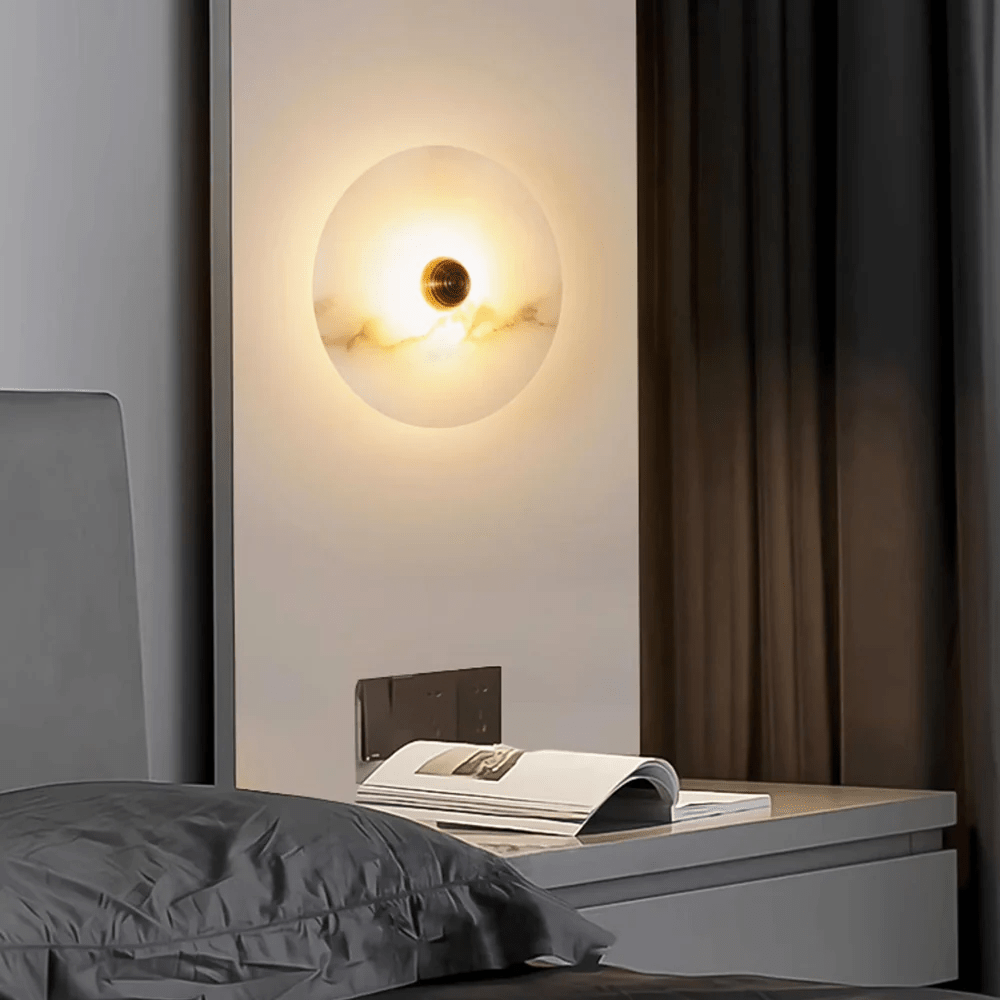 Selene Plafonnier Minimaliste en Albâtre