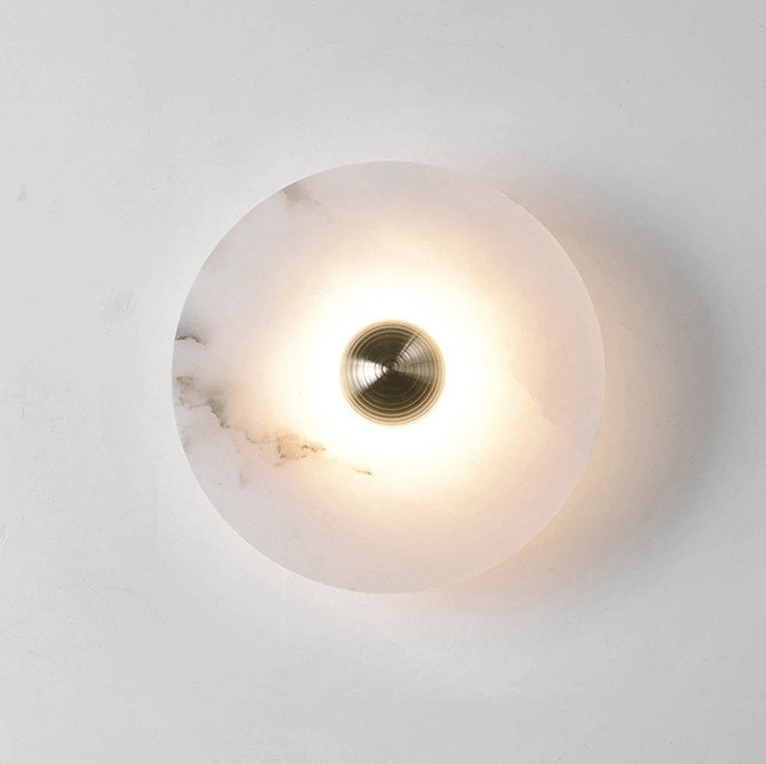 Selene Plafonnier Minimaliste en Albâtre