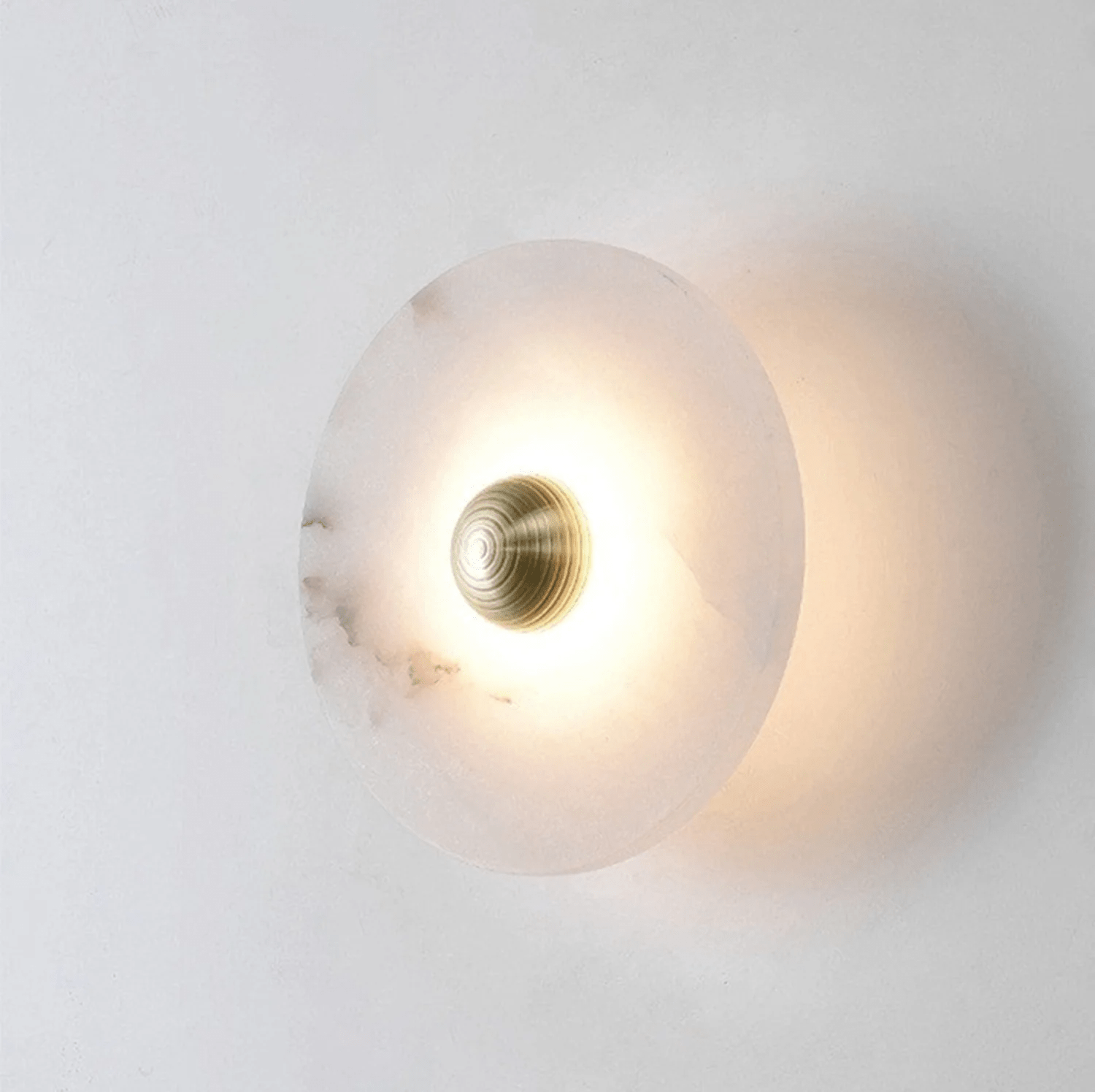 Selene Plafonnier Minimaliste en Albâtre