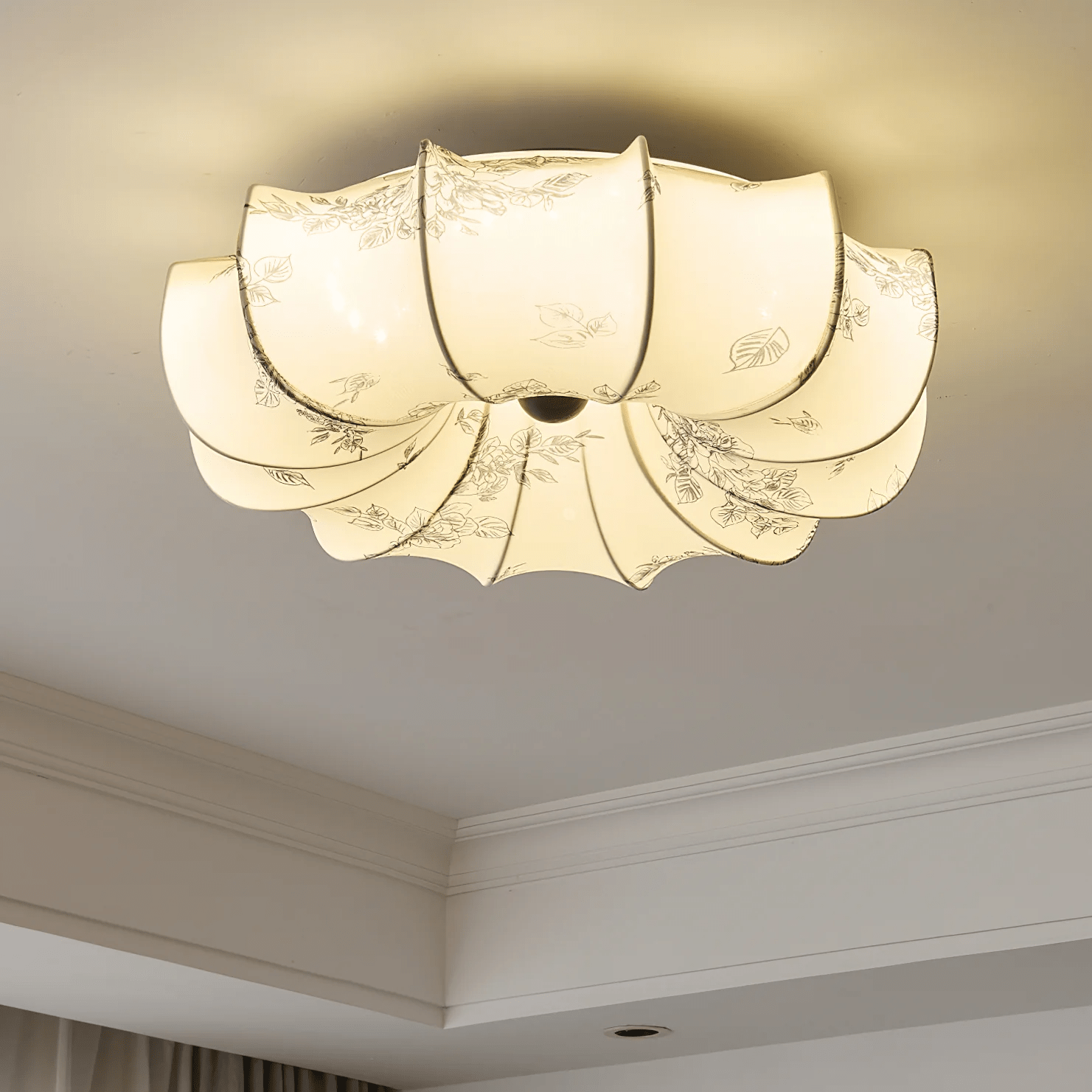 Vivaria Plafonnier en Tissu Art Nordique Premium
