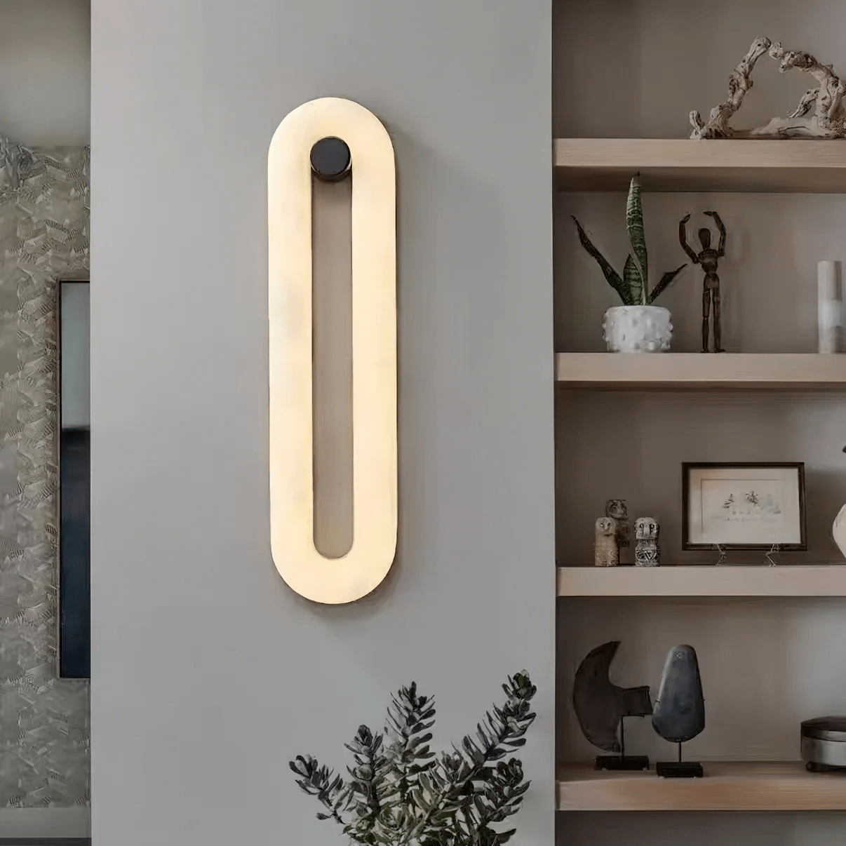 Aurea Applique Murale Moderne en Albâtre