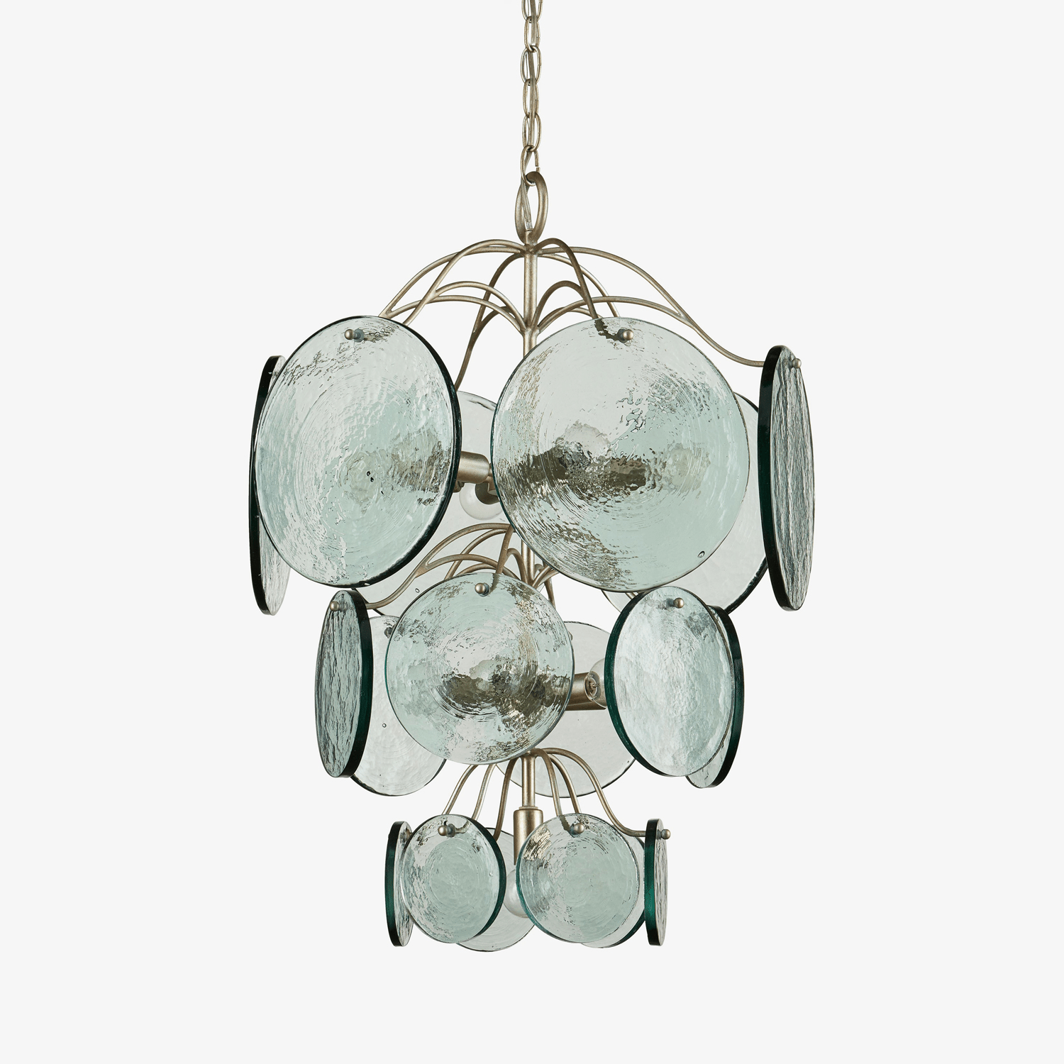 Aurora Lustre en Verre Disc Moderne