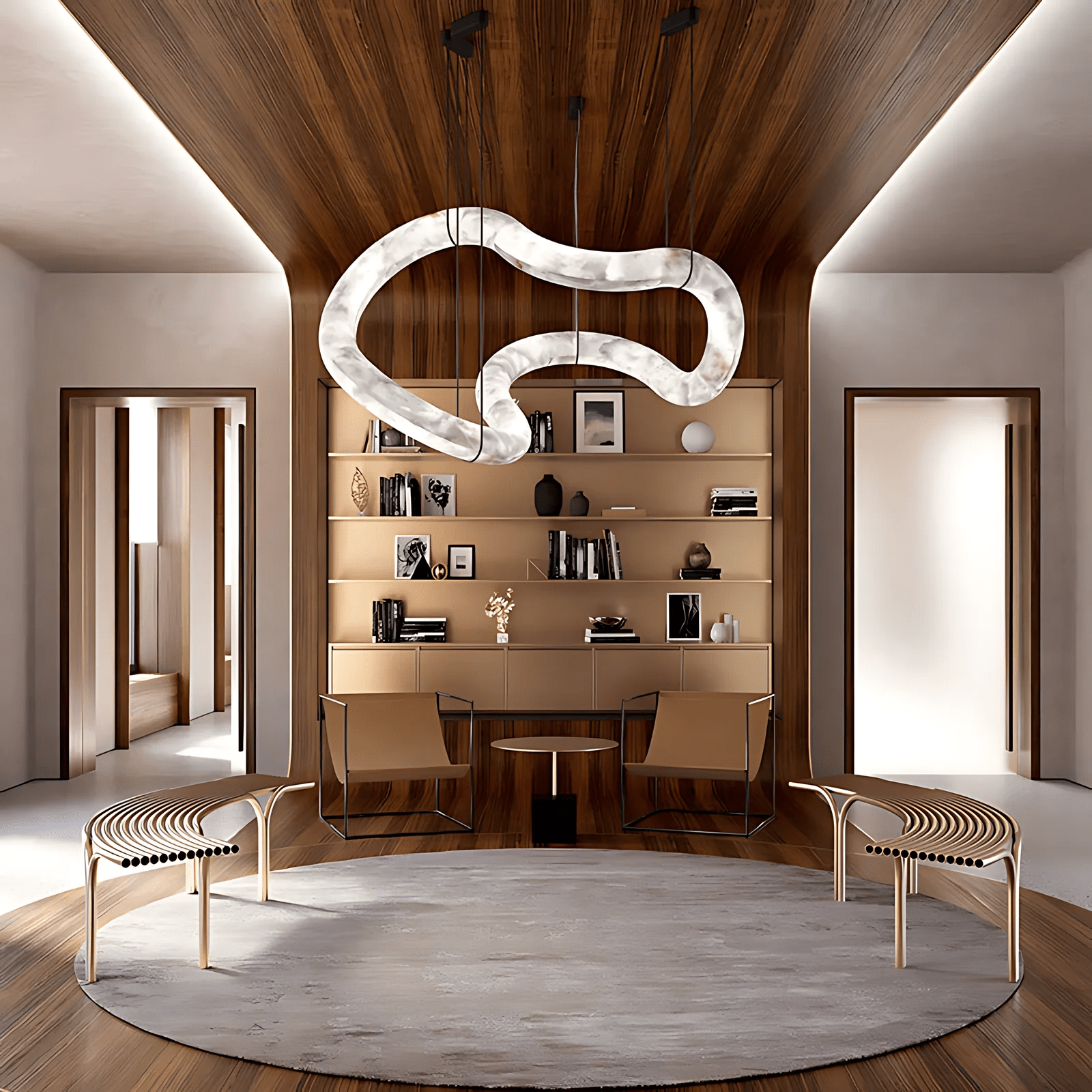 Erya Alabaster Pendant Light Lustre