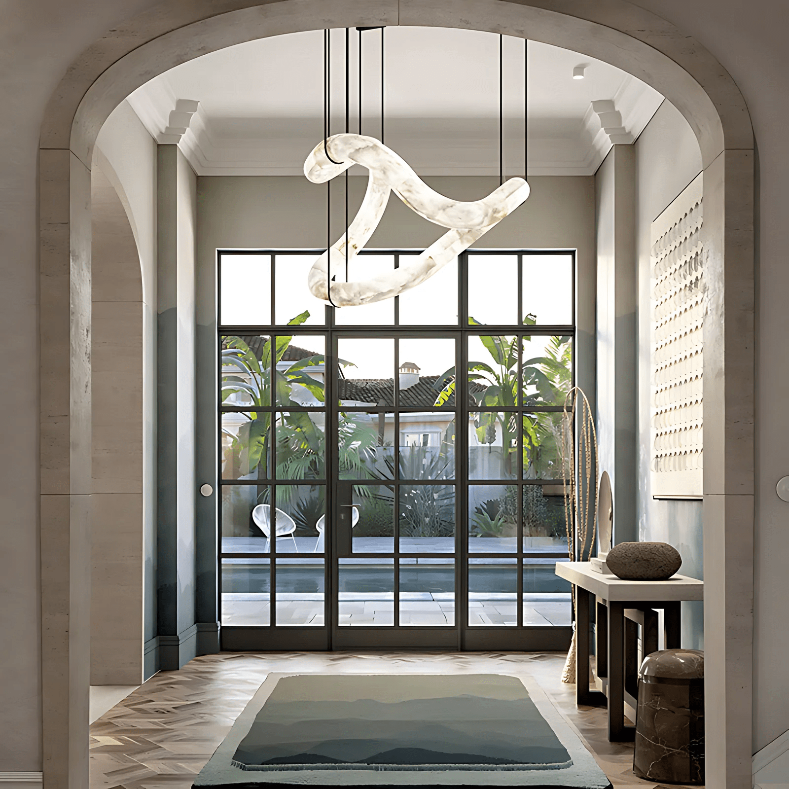 Erya Alabaster Pendant Light Lustre