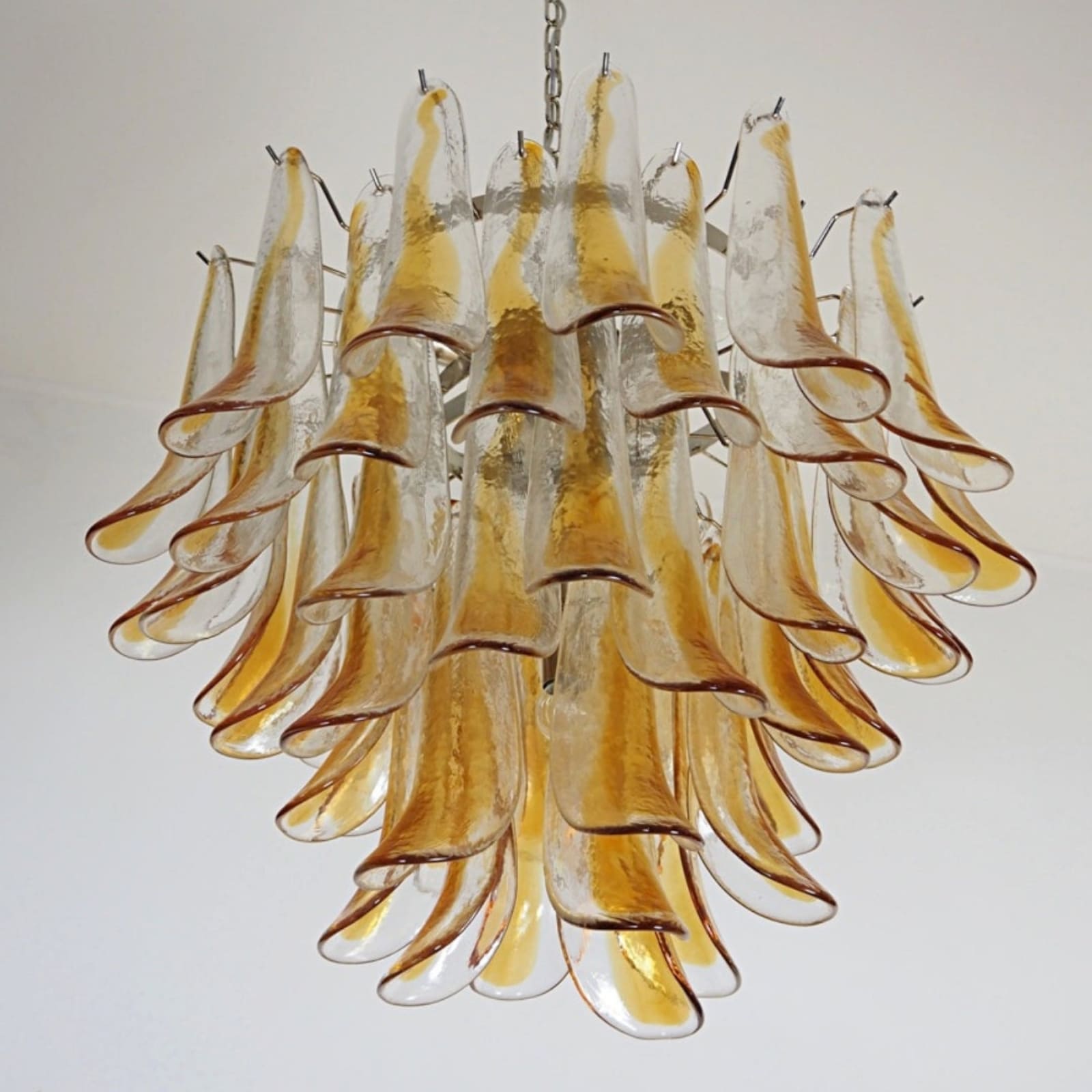 Aurora Lustre Murano Verre Étagé Italien