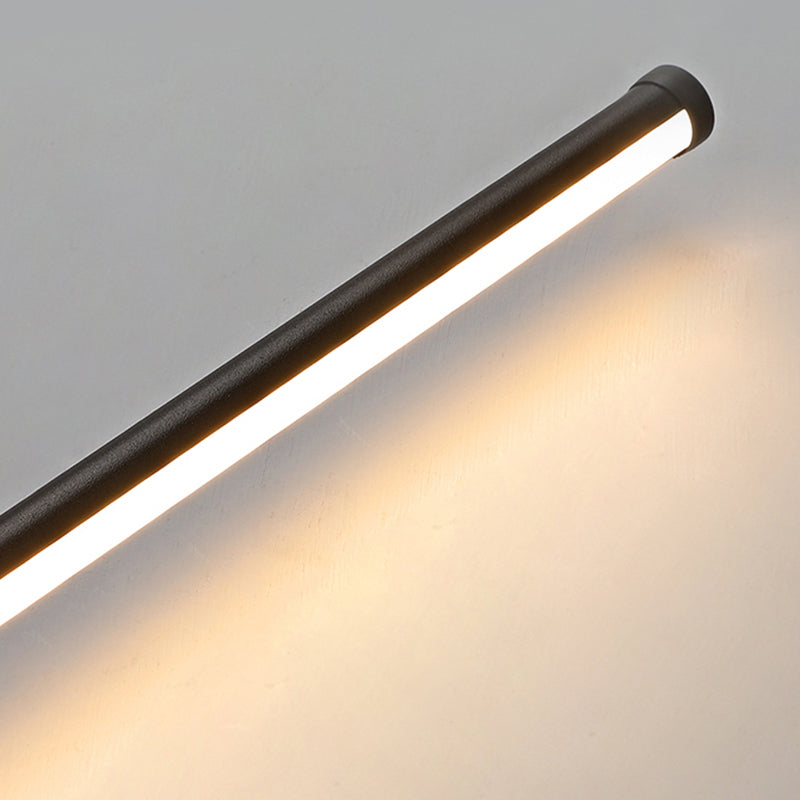Eonix Applique Murale Intérieure Minimaliste Linéaire LED. Métal. Noir.