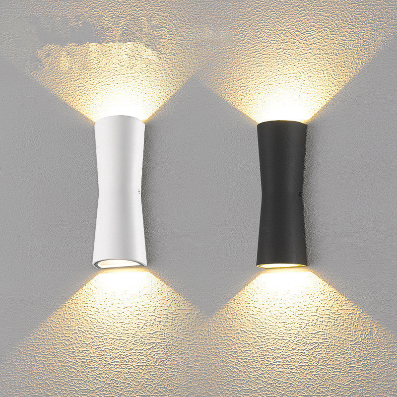 Laxor Applique Murale Torche Moderne Noir/Blanc. Balcon