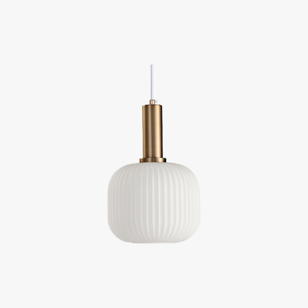 Orvia Luminaires Suspensions Cylindre Moderne Blanc