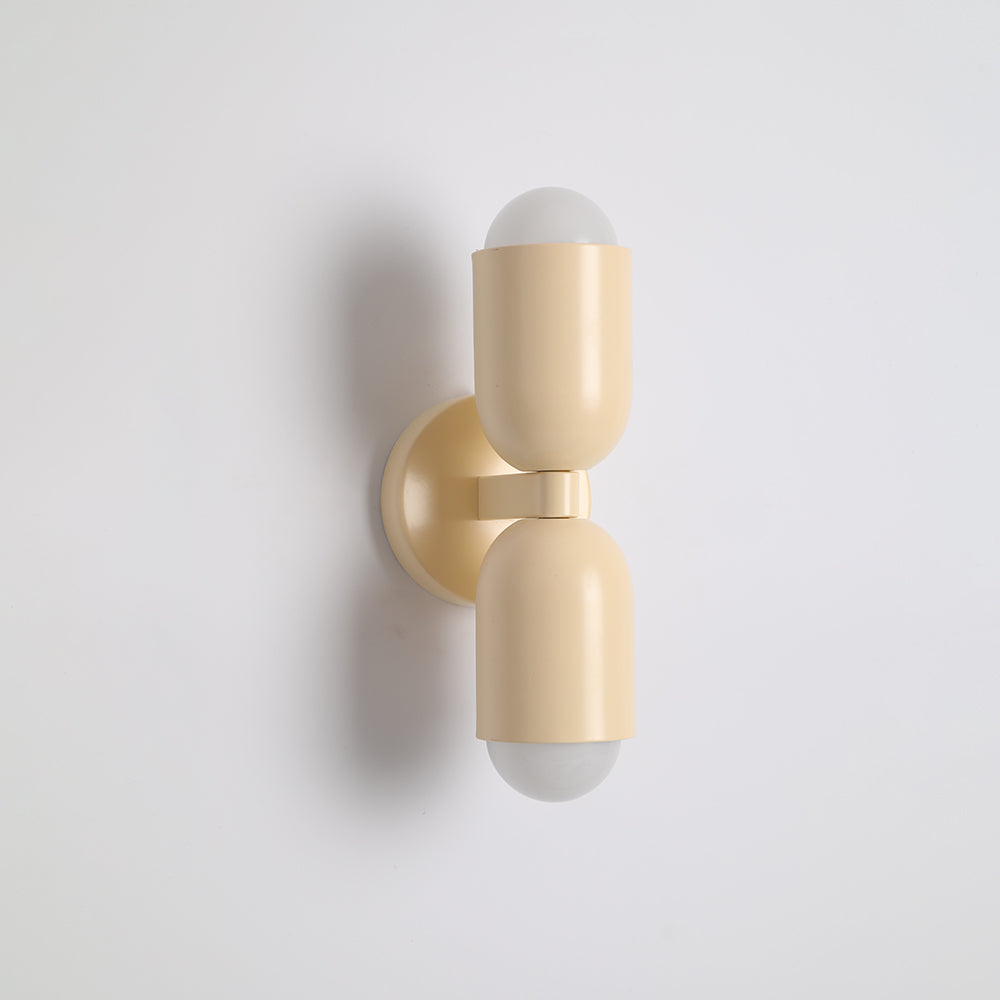 Kira Applique Murale Cylindre Scandinave Métal Coloré Salon