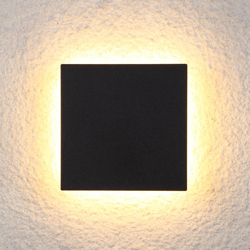 Klyne Applique Murale Rond/Carré Moderne Noir/Blanc. Cour