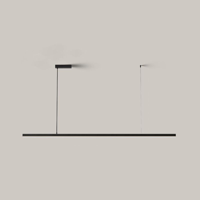 Xirro Suspension Linéaire Minimaliste Noir/Blanc. Chambre