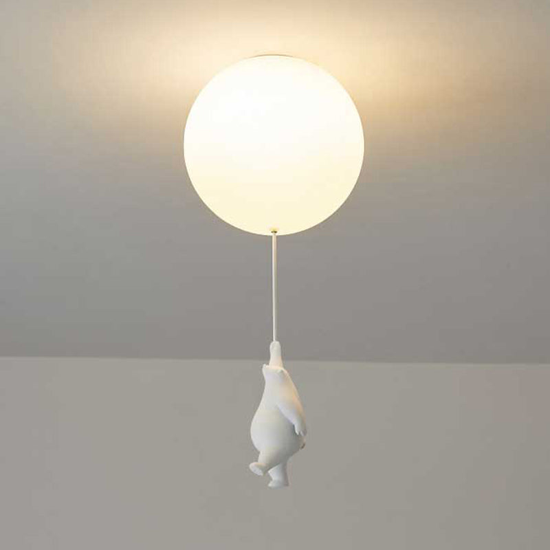 Bear Balloon Suspension/ Plafonnier Ballon Moderne Résine Chambre