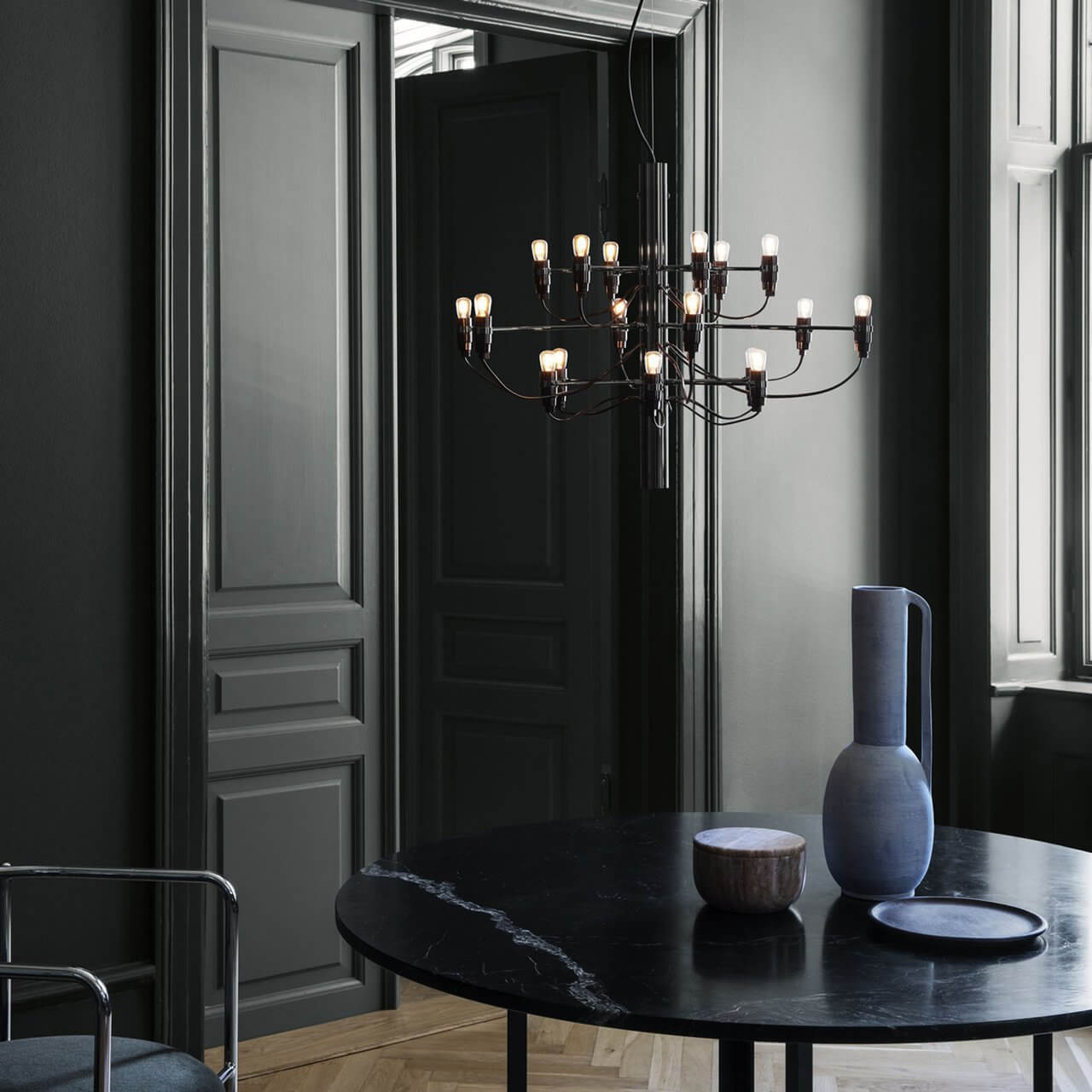 Lustra Suspension Lampe Fruit Quatre Couleurs au Choix