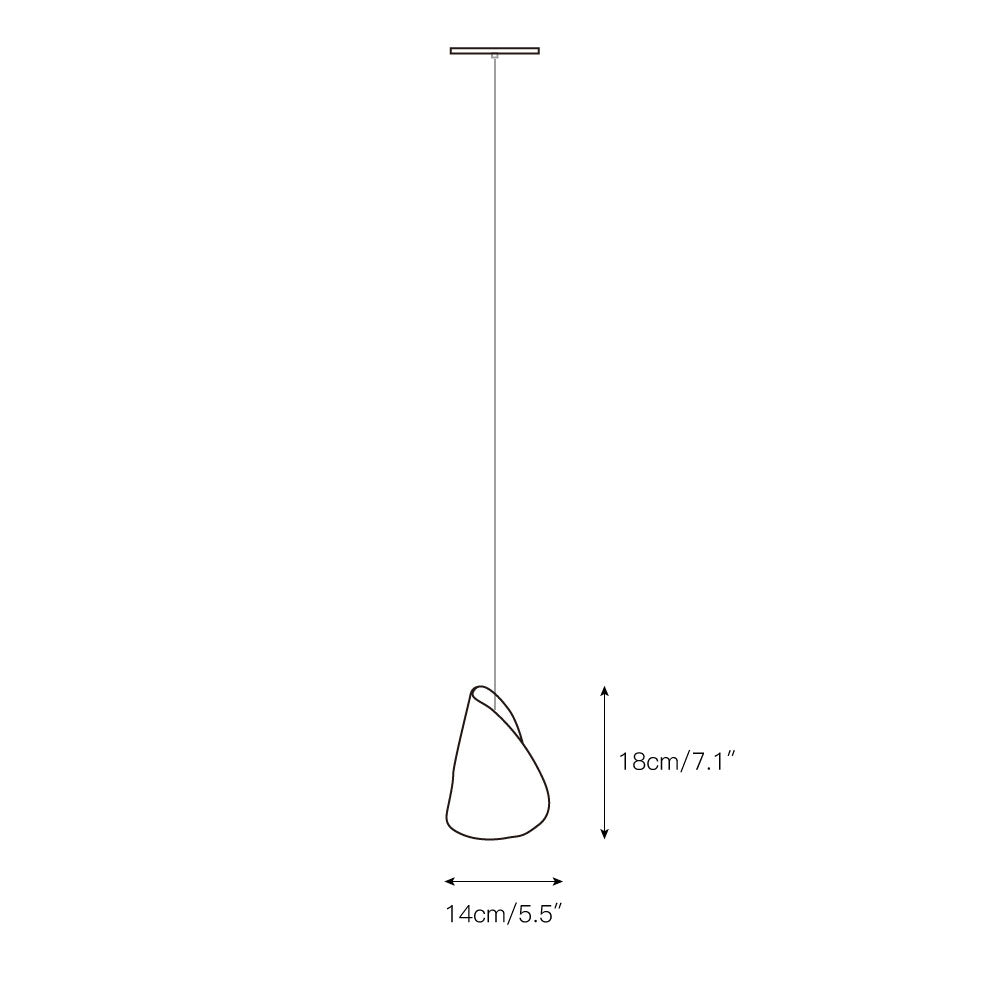 Ulfuvye Suspension Céramique Porcelaine