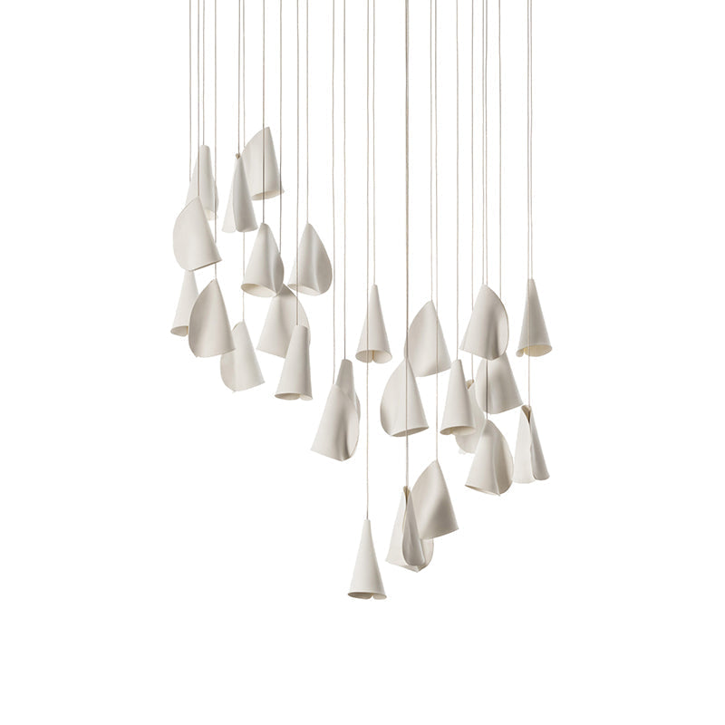 Ulfuvye Suspension Céramique Porcelaine