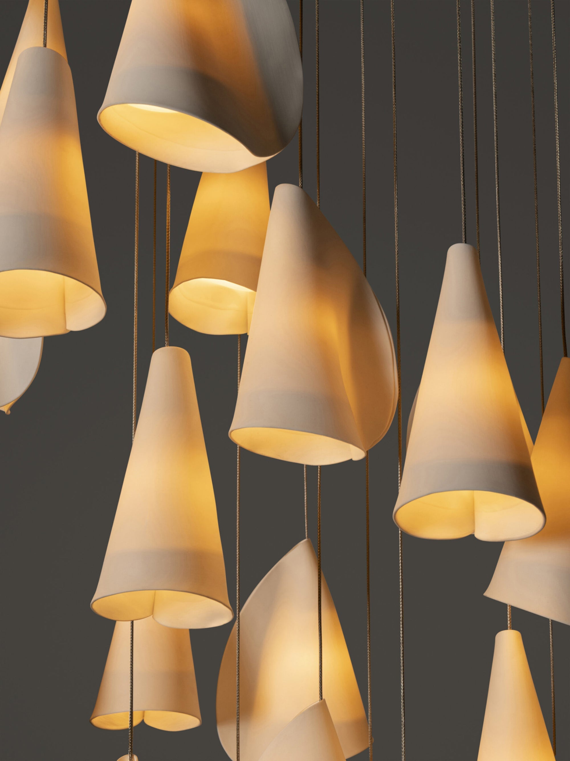 Ulfuvye Suspension Céramique Porcelaine