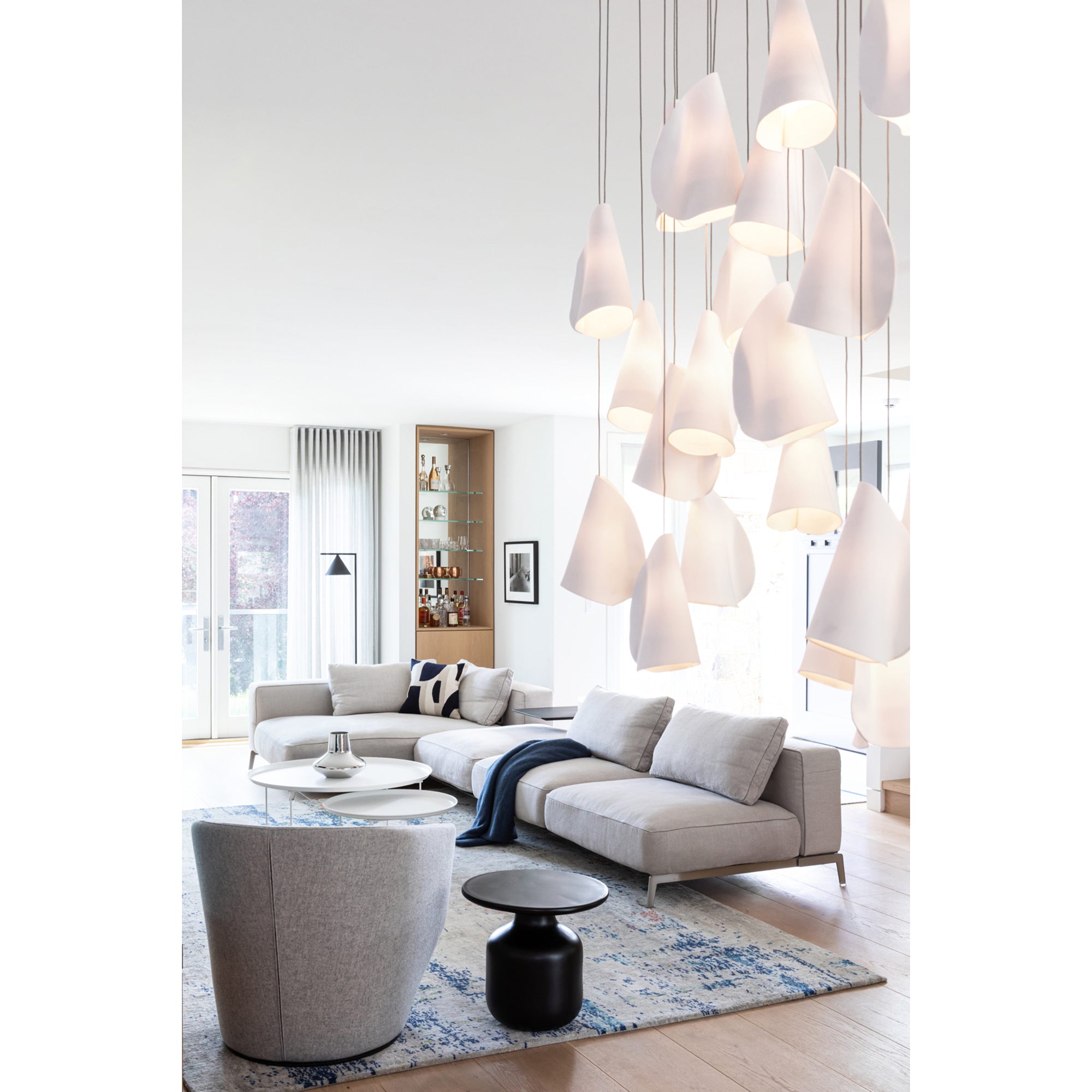 Ulfuvye Suspension Céramique Porcelaine
