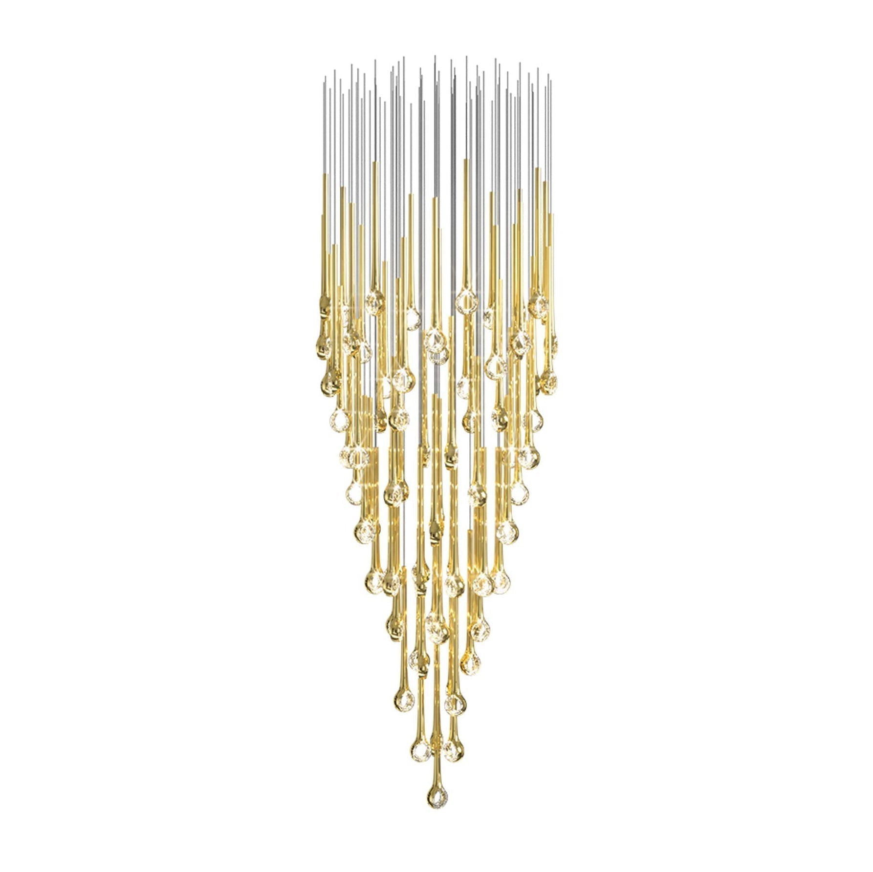 Cicarir Lustre en Verre Dégradé Doré