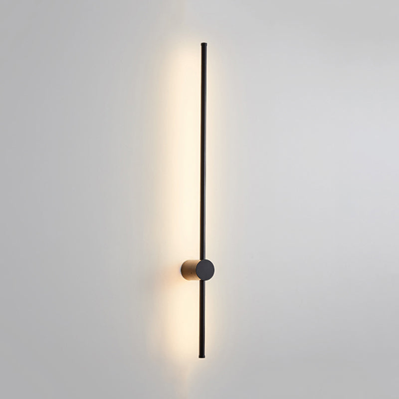 Eonix Applique Murale Intérieure Minimaliste Linéaire LED. Métal. Noir.