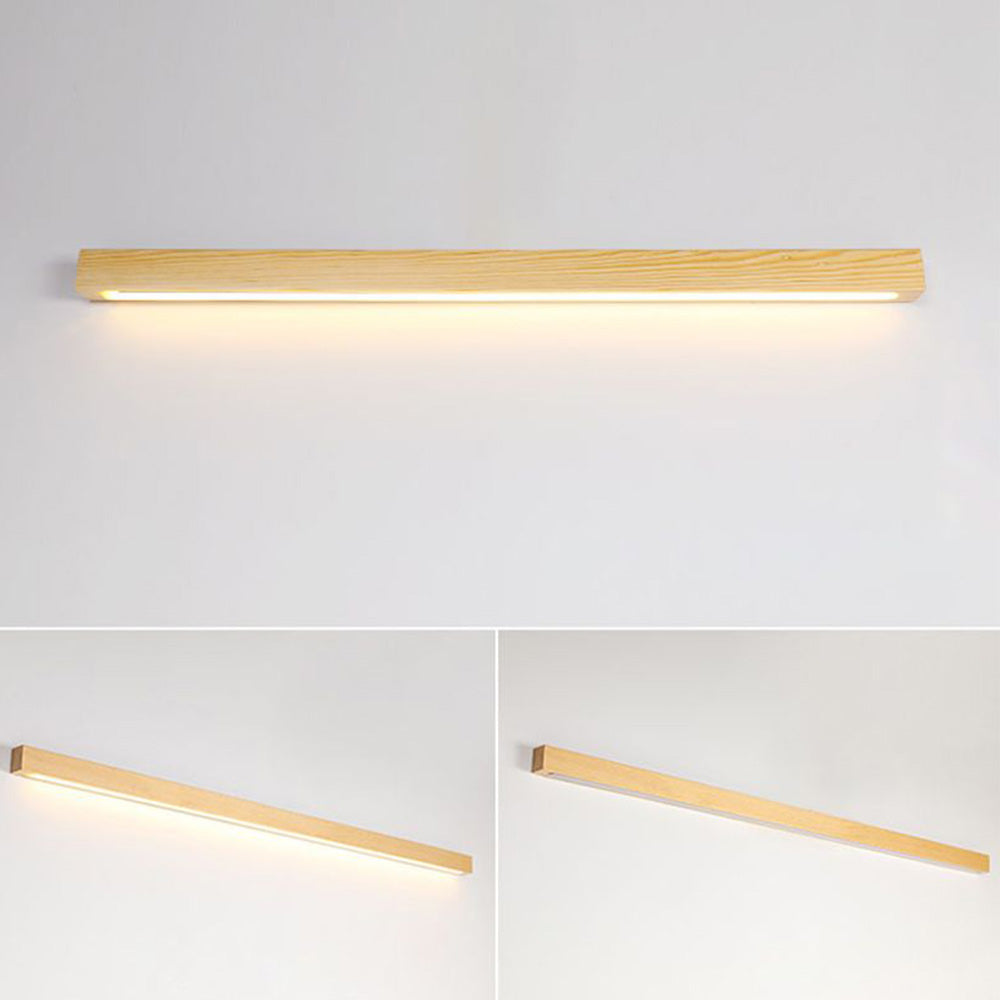 Zenx Applique Murale Linéaire en Bois