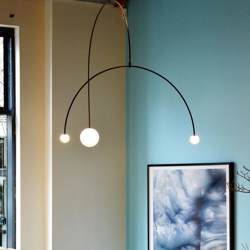 Lustra Lustre Mobile Noir Minimaliste