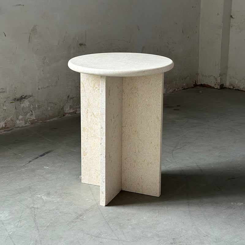 Acariel Table D'appoint en Marbre Minimaliste Moderne Accessoires