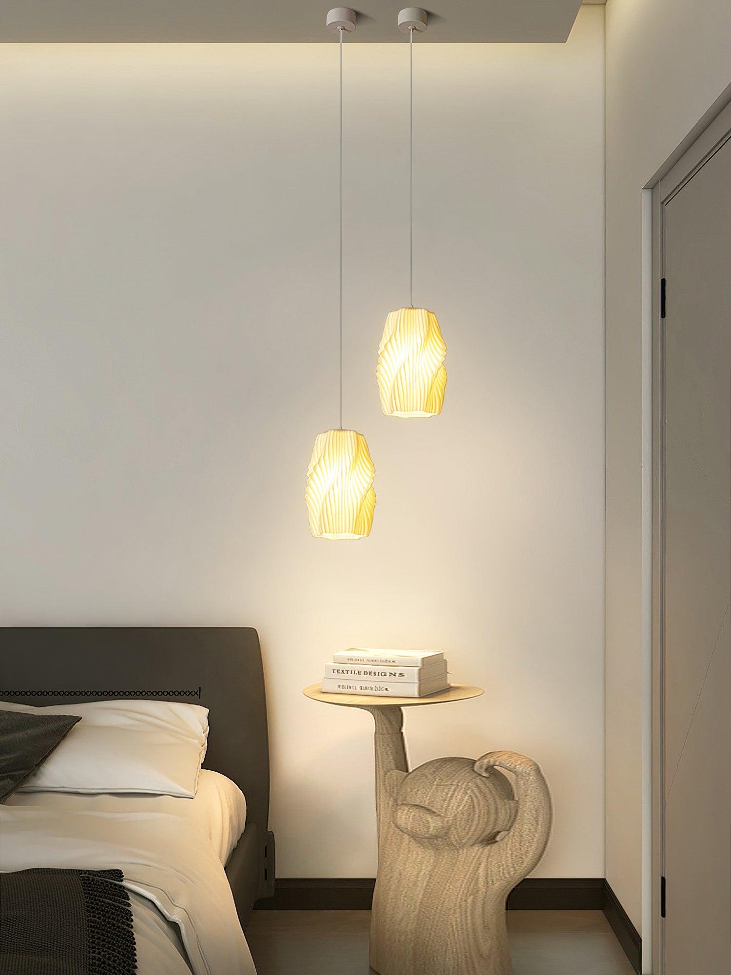 Twirl Lampe Suspendue Art Imprimé Élégante