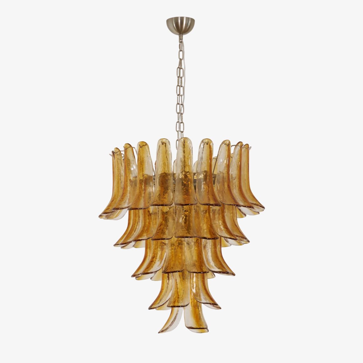 Aurora Lustre en Verre Ambre