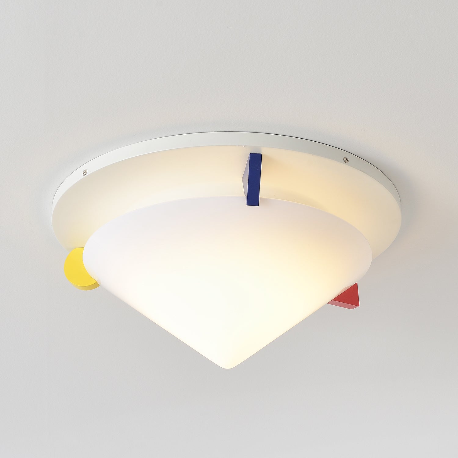 Stoja Plafonnier Géométrique Couleur Blocs Style Moderne