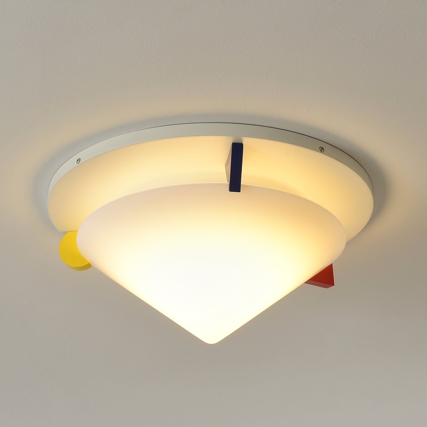 Stoja Plafonnier Géométrique Couleur Blocs Style Moderne