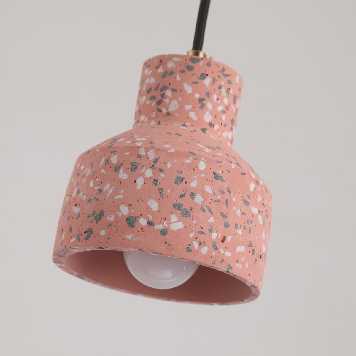 Halen Suspension Rond Décor Nordique. Métal/Ciment. 4 Couleur. Salon