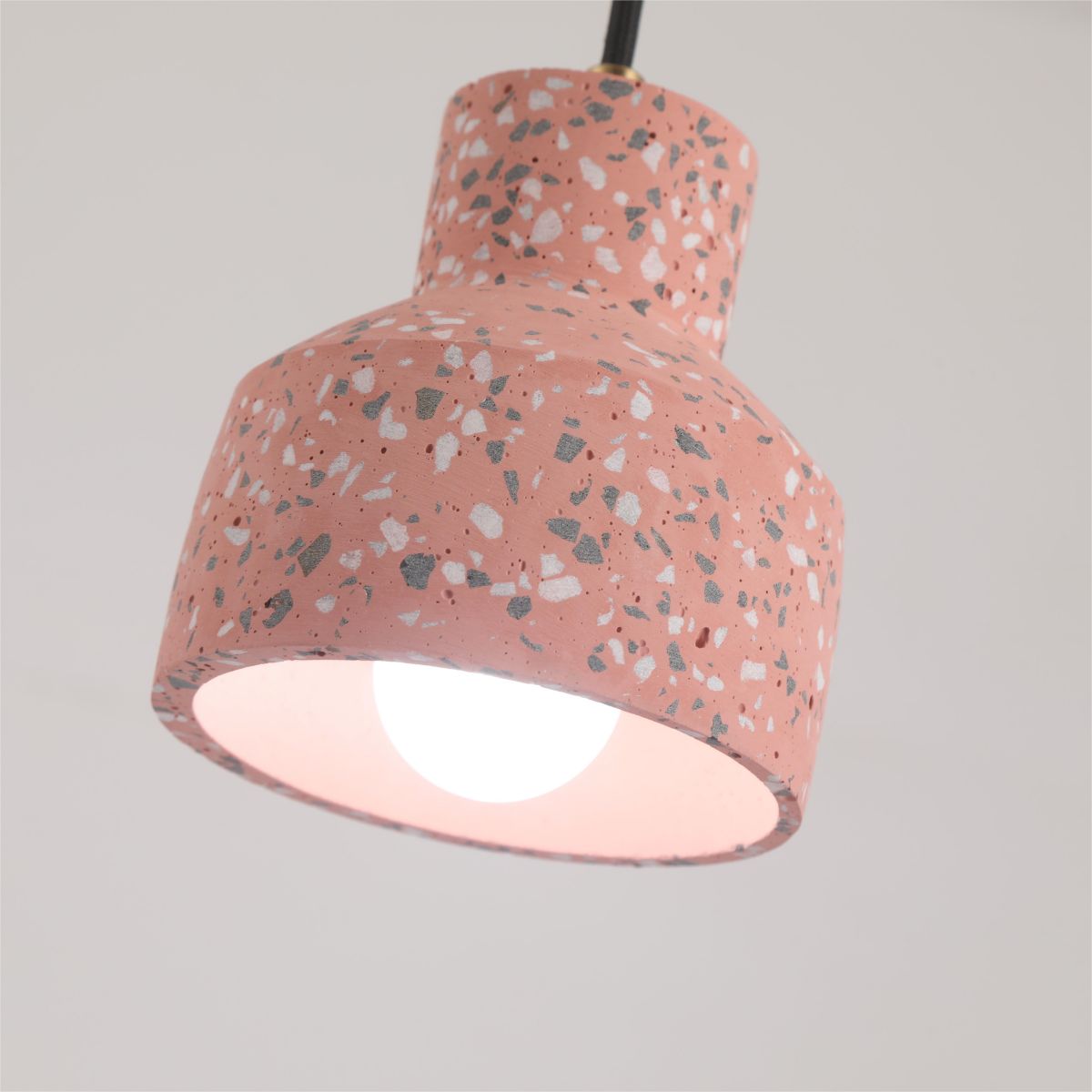 Halen Suspension Rond Décor Nordique. Métal/Ciment. 4 Couleur. Salon
