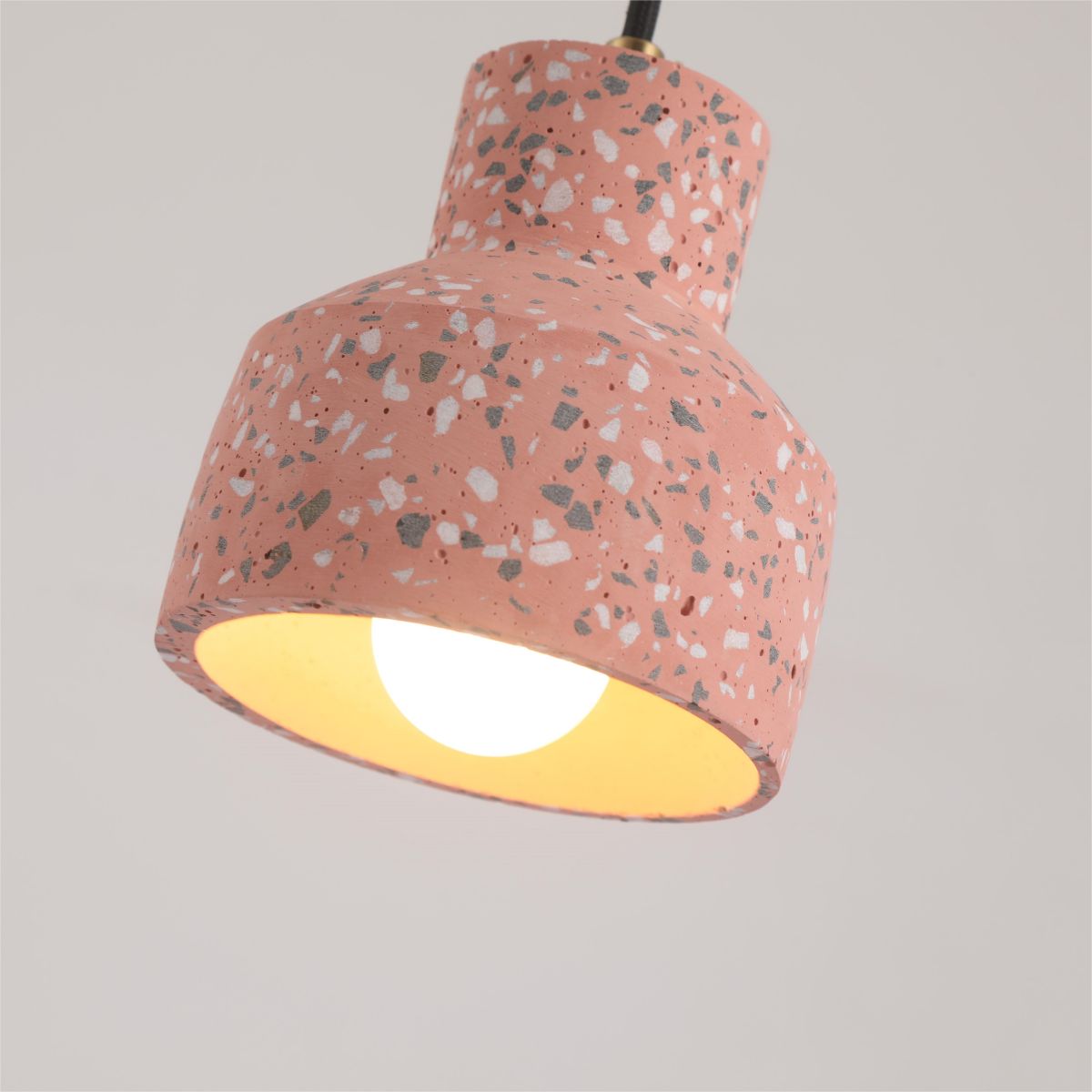 Halen Suspension Rond Décor Nordique. Métal/Ciment. 4 Couleur. Salon