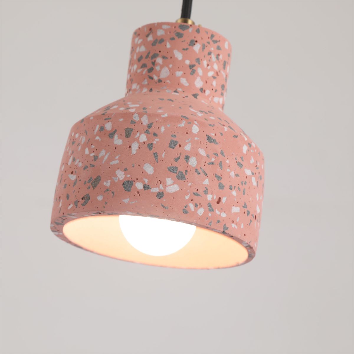 Halen Suspension Rond Décor Nordique. Métal/Ciment. 4 Couleur. Salon