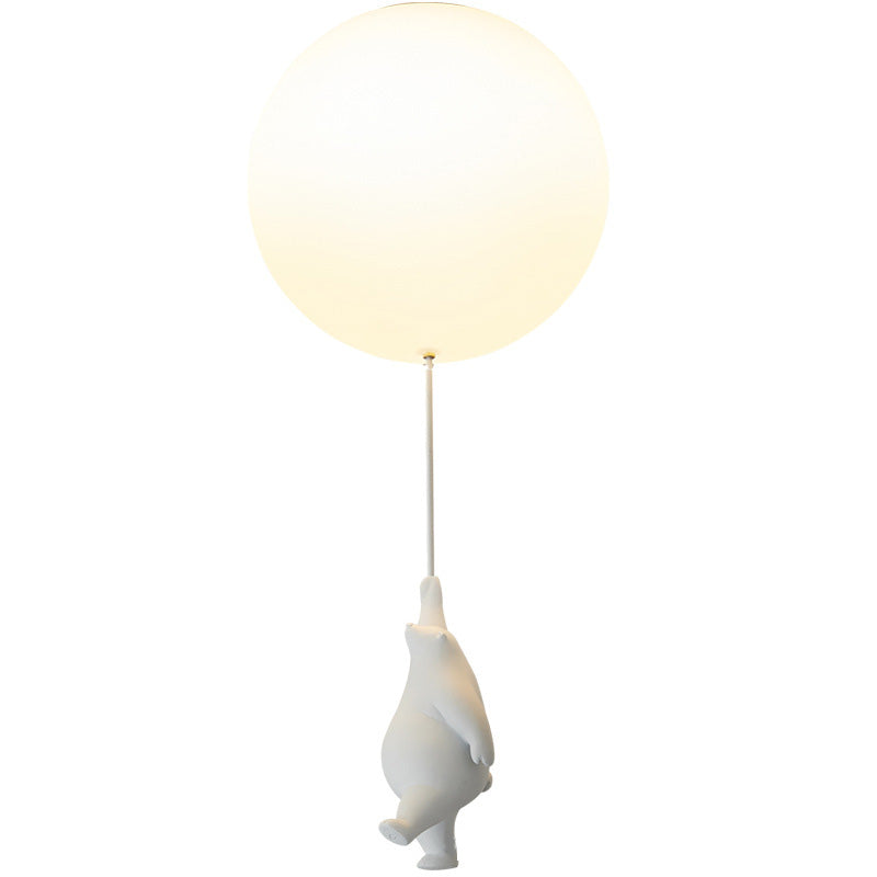 Bear Balloon Suspension/ Plafonnier Ballon Moderne Résine Chambre