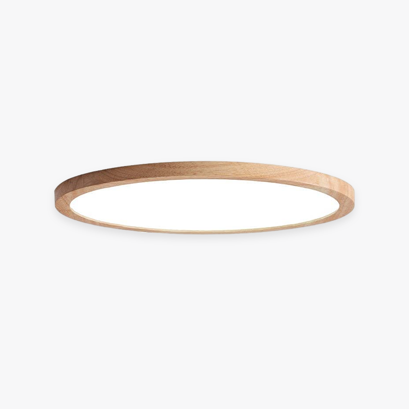 Aven Plafonnier Rond Moderne. Bois  Salon