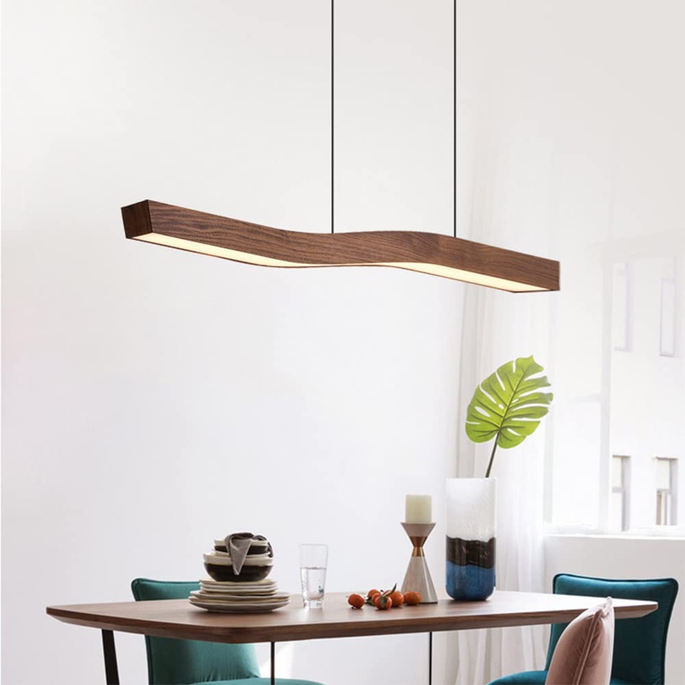 Ylen Suspension Nordique en Bois pour Salon