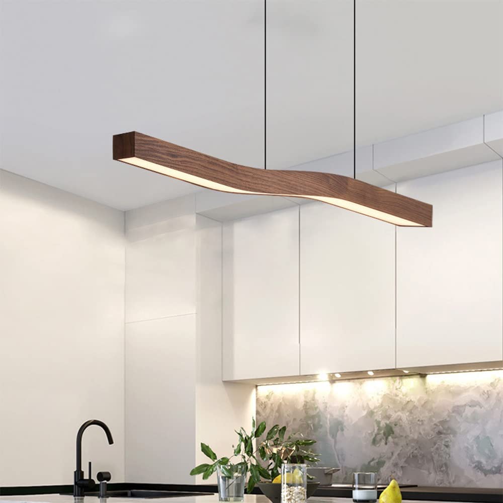 Ylen Suspension Nordique en Bois pour Salon