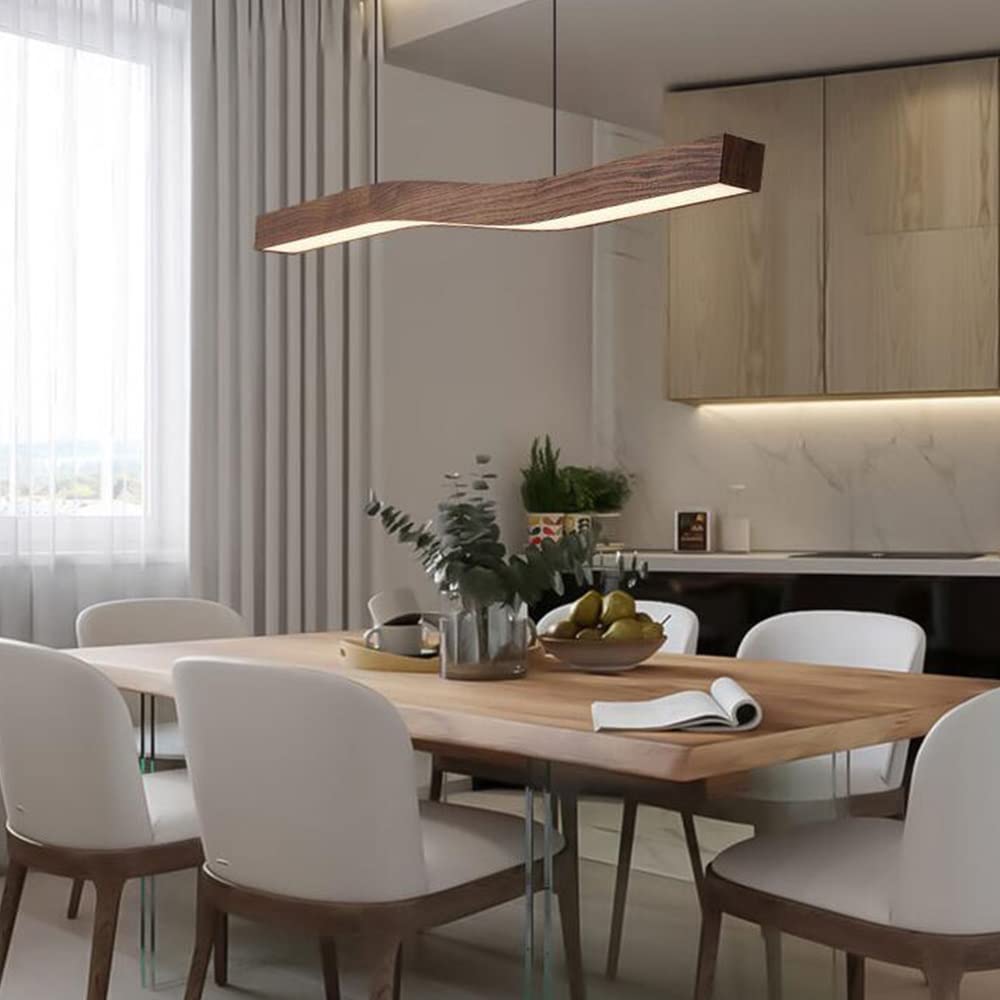 Ylen Suspension Nordique en Bois pour Salon