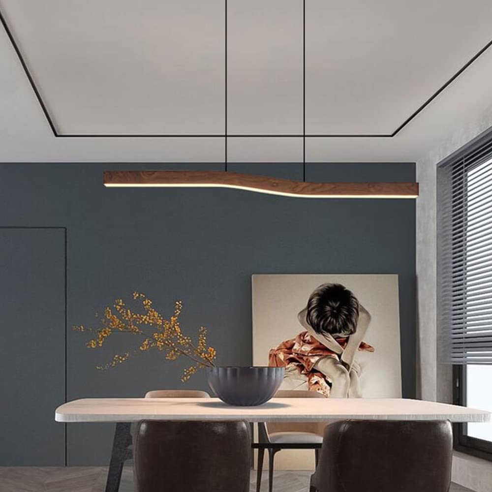 Ylen Suspension Nordique en Bois pour Salon