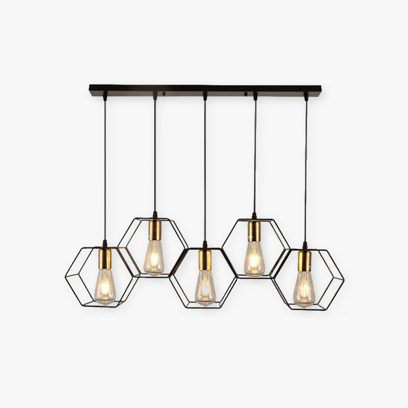 Arisha Suspension linéaire moderne pour le restaurant