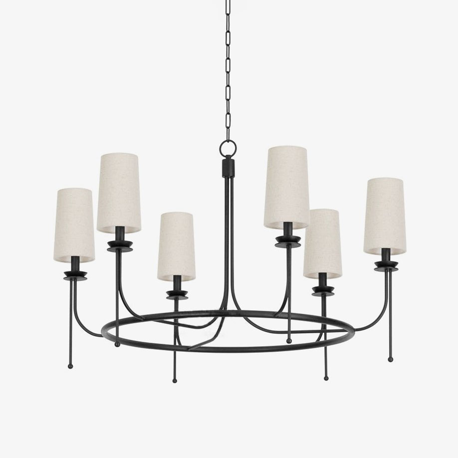 Yovaris Lustre en Fer Vintage