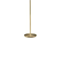 Arisha Linéaire Moderne LED Lampadaire Doré Or Métal/Acrylique Extérieur