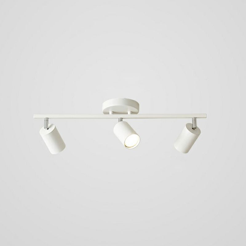Aim Moderne LED Plafonnier  Noir/Blanc/Or Métal Chambre à coucher
